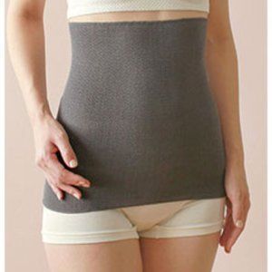 Belly Band - Cotton 80%, Silk 20% - Gray - Silk Family Japan Brand
